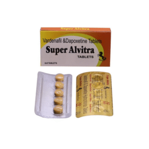 Super Alvitra Tablets – Dual-Action ED & PE Treatment (Vardenafil 20mg + Dapoxetine 60mg) | 50% Off + Free Shipping Over $199