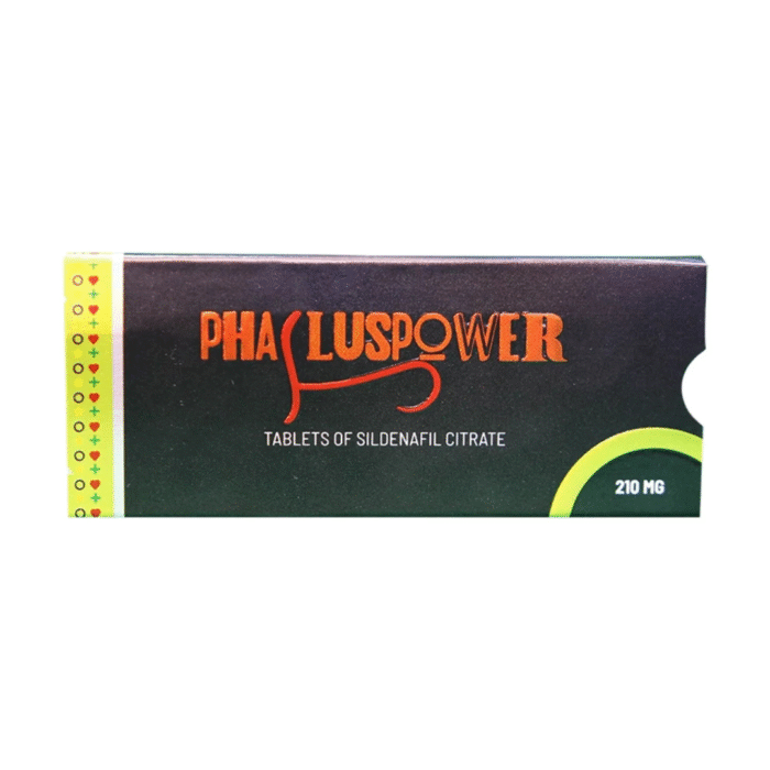 Phallus Power 210mg – Maximum Strength ED Treatment with Sildenafil Citrate | myedpills