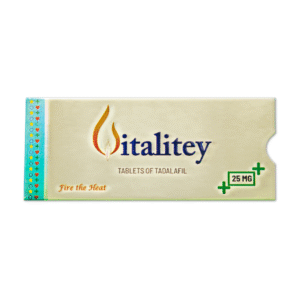 Vitalitey 25 mg Tablets – Effective ED Treatment with Tadalafil | 50% Off + Free Shipping Over $199