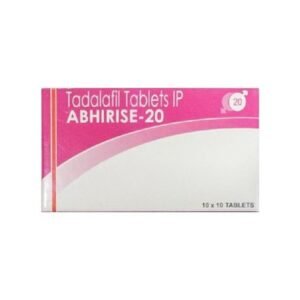 Abhirise 20 mg Tablets – Effective ED Treatment with Tadalafil | 50% Off + Free Shipping Over $199