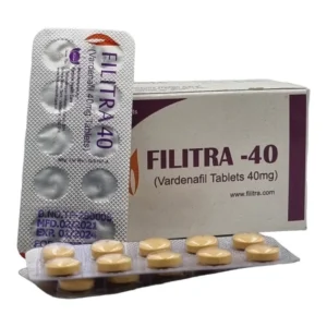 Filitra 40 mg Tablets – High-Dose Vardenafil for Enhanced Erectile Dysfunction Treatment | 50% Off + Free Shipping Over $199