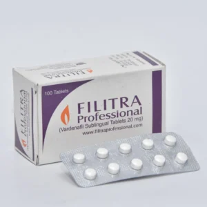 Filitra Professional 20 mg Tablets – Fast-Acting Sublingual ED Treatment (Vardenafil) | 50% Off + Free Shipping Over $199
