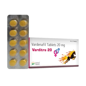 Varditra 20 mg Tablets – Effective Vardenafil-Based ED Treatment | 50% Off + Free Shipping Over $199