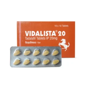 Vidalista 20 mg Tablets – Effective ED Treatment with Tadalafil | 50% Off + Free Shipping Over $199