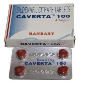 Caverta 100 mg sildenafil erectile dysfunction tablet
