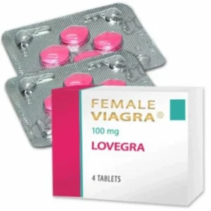 Lovegra 100 mg pink sildenafil tablet