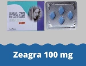 Zeagra 100 mg sildenafil erectile dysfunction tablet