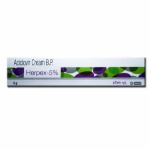 Herpex 5% Acyclovir Cream tube