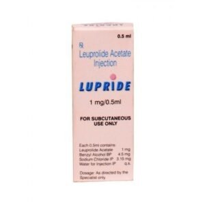 Lupride 1 mg leuprolide acetate injection vial