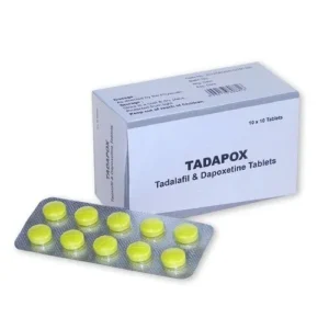 Tadapox 60 mg tadalafil dapoxetine combo tablet