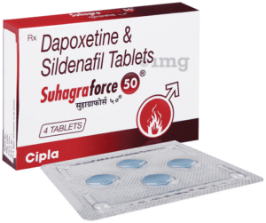 Suhagra Force 50 mg sildenafil dapoxetine tablet