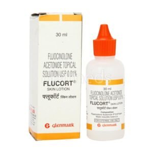 Flucort S 30 ml fluocinolone skin lotion bottle