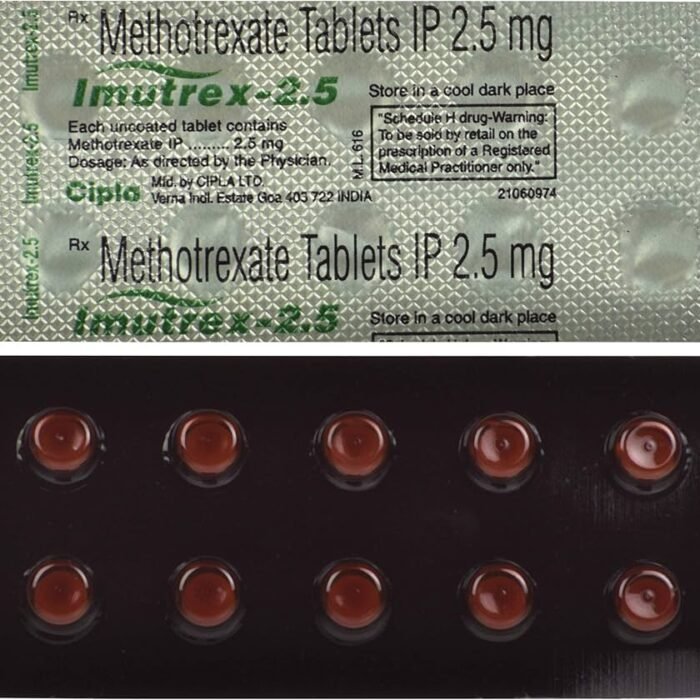 Imutrex 2.5 mg methotrexate tablet
