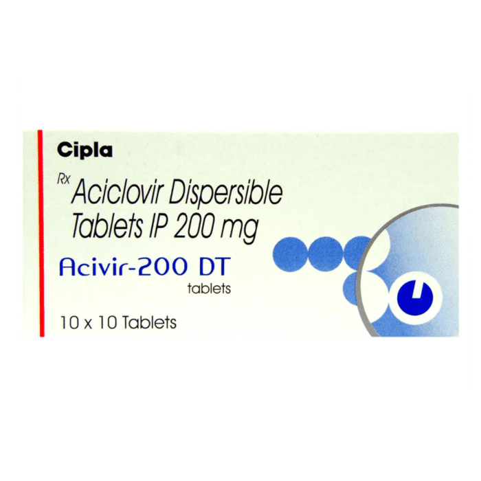 Acivir DT 200 Mg (Acyclovir)