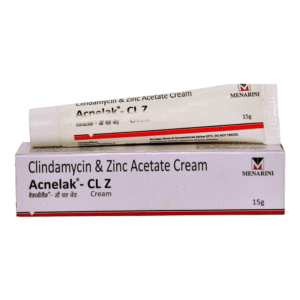 Acnelak-CLZ Cream (ClindamycinZinc acetate )