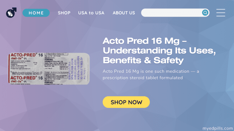 Acto Pred 16 Mg – Understanding Its Uses, Benefits & Safety