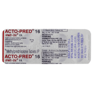 Acto Pred 16 Mg (Methylprednisolone)