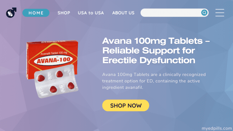 Avana 100mg Tablets – Reliable Support for Erectile Dysfunction