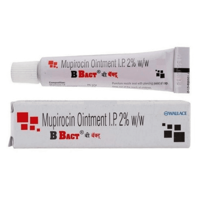 B-Bact Ointment 10 GM (Mupirocin) B-Bact Ointment 10 GM (Mupirocin)