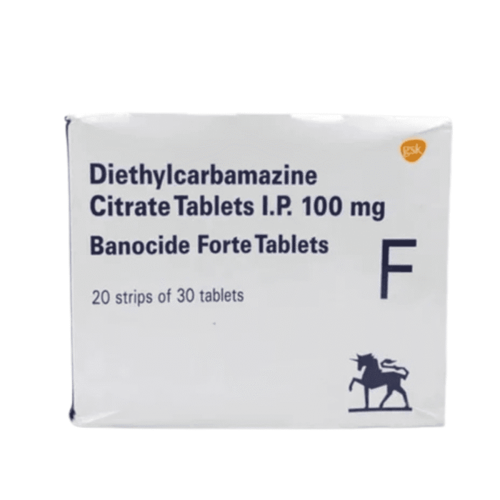 Banocide Forte 100 Mg (Diethylcarbamazine) Banocide Forte 100 Mg (Diethylcarbamazine)