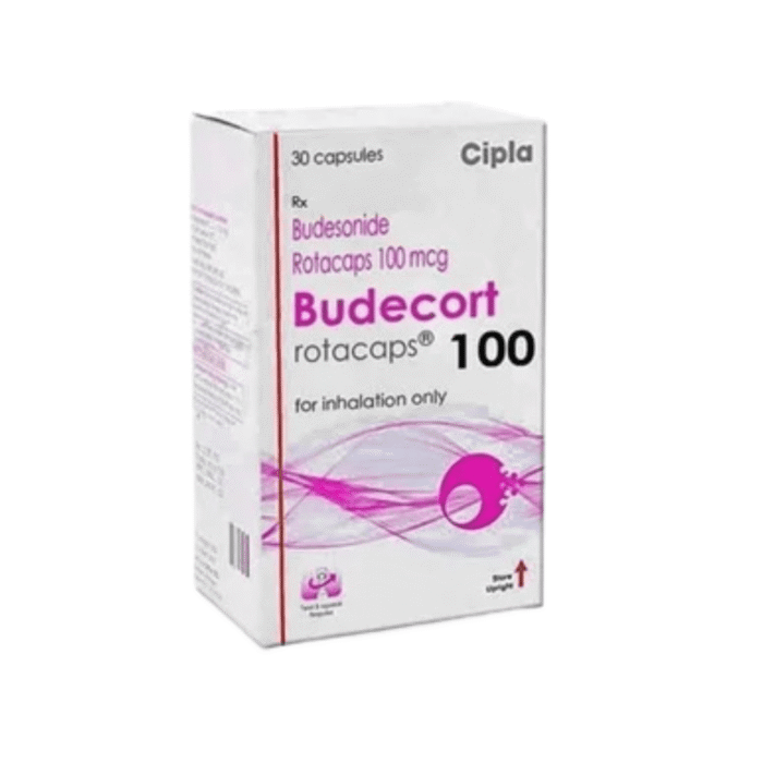 Budecort Rotacaps 100 Mcg (Budesonide)