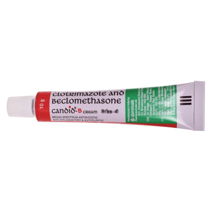 Candid B Cream 10 Gm (ClotrimazoleBeclometasone)