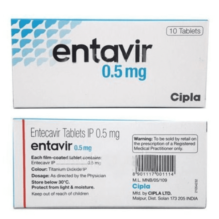 Entavir (Entecavir) – 0.5 Mg Entavir (Entecavir) – 0.5 Mg