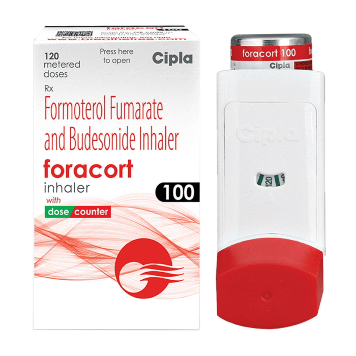 Foracort Inhaler 100 Mcg (Budesonide Formoterol)