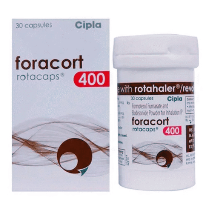 Foracort Rotacaps 400 Mcg (BudesonideFormoterol)