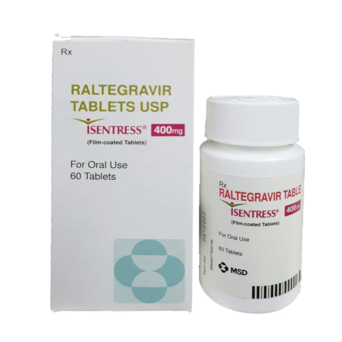 Isentress 400 Mg (Raltegravir)