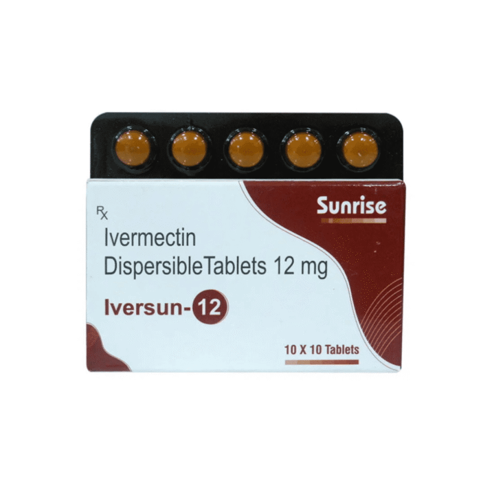Iversun 12 mg ivermectin tablet strip