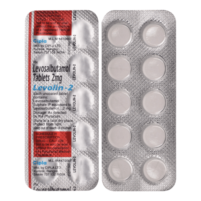 Levolin 2 Mg (Levosalbutamol)