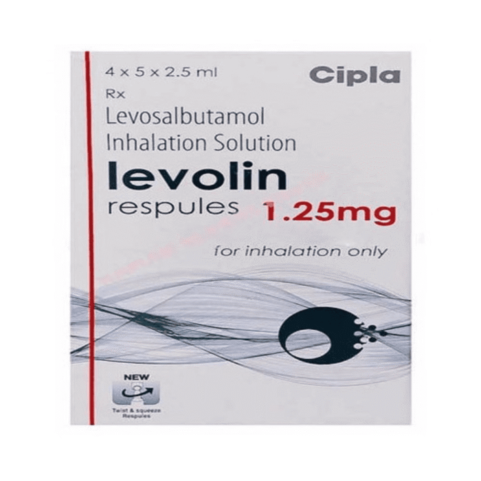 Levolin Respules 1.25 Mg (Levosalbutamol)