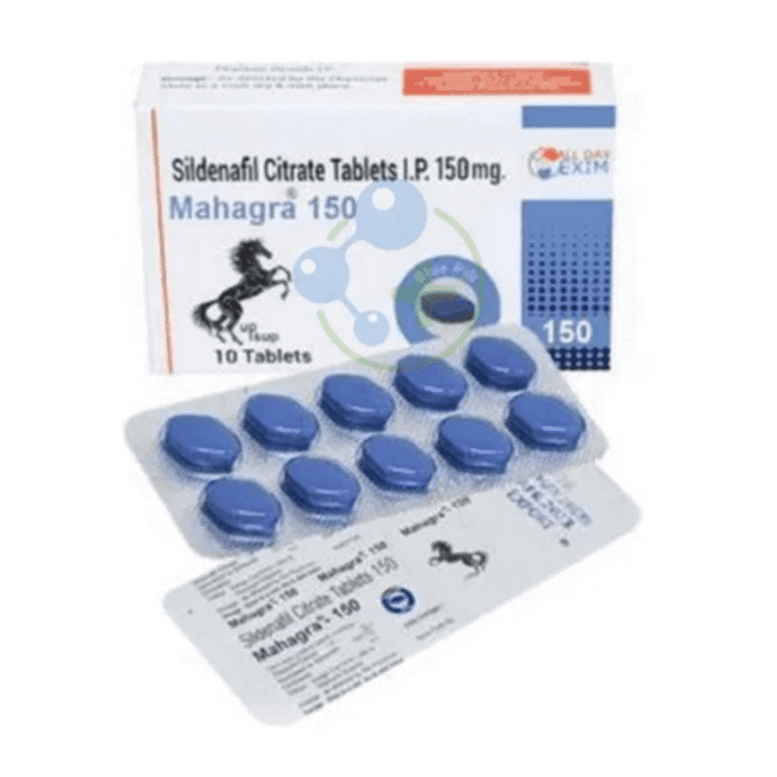 Mahagra 150 mg – Potent Sildenafil ED Tablet Mahagra 150 mg