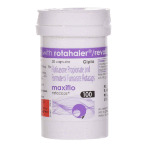 Maxiflo Rotacaps 100 Mcg (FluticasoneFormoterol)