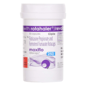 Maxiflo Rotacaps 250 Mcg (FluticasoneFormoterol)