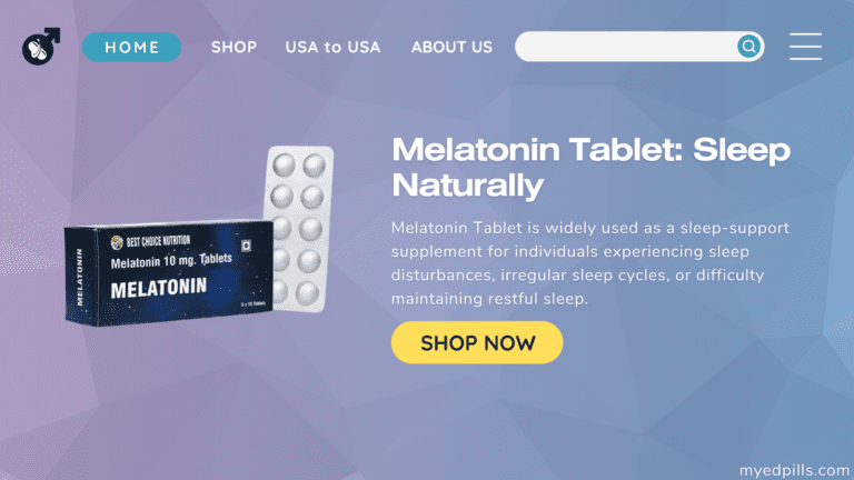 Melatonin Tablet – Supporting Healthy Sleep Patterns Naturally