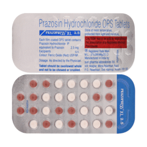 Prazopress XL 2.5 Mg (Prazosin)
