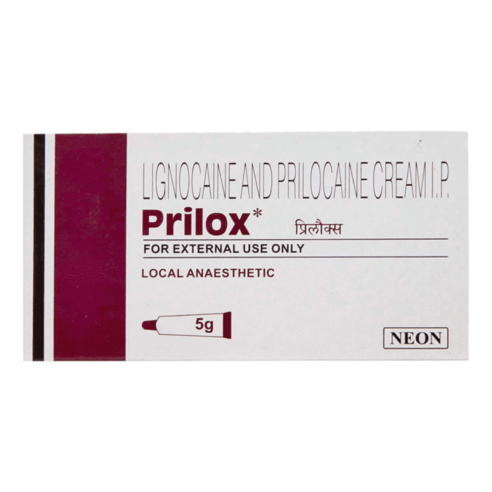 Prilox Cream (Prilocaine/Lidocaine)