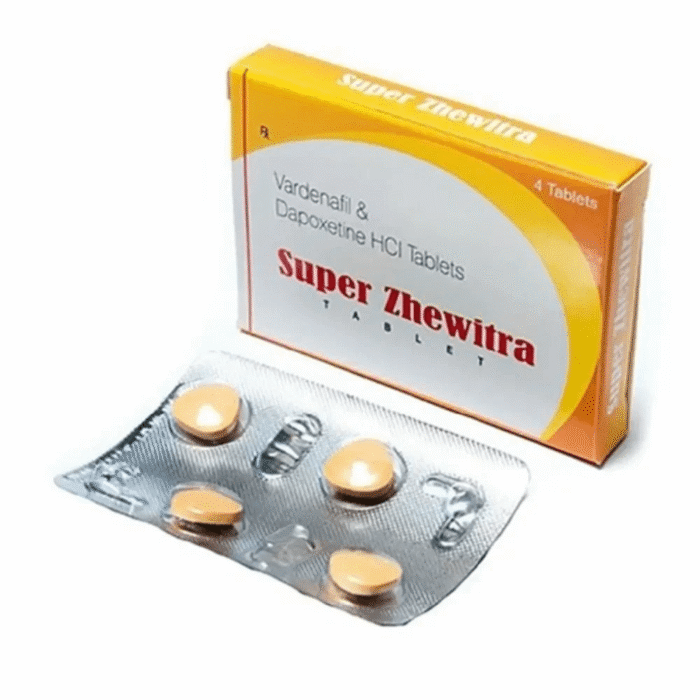 Super Zhewitra – Premium Vardenafil ED Tablet