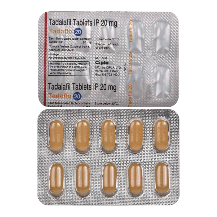 Tadaflo 20 Mg (Tadalafil)