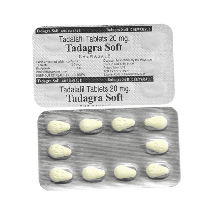Tadagra Soft Chewable 20 Mg Tadagra Soft Chewable 20 Mg