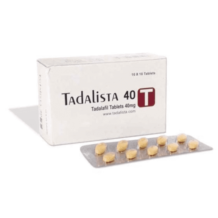 Tadalista 40 Mg