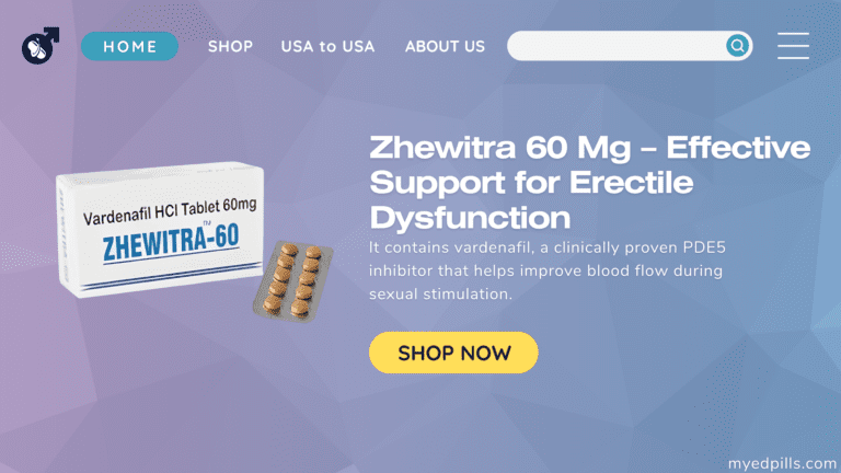 Zhewitra 60 Mg – Effective Support for Erectile Dysfunction